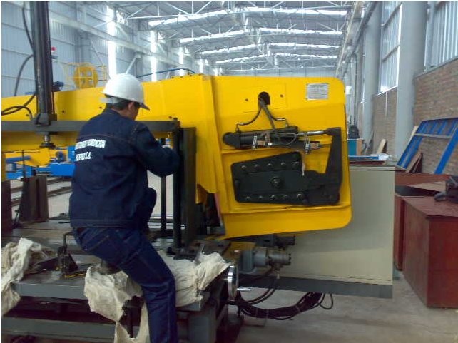 Our Sawing Line BS1250 in Chile