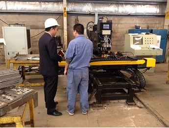 Vietnam's Plate Punching Machine Installed