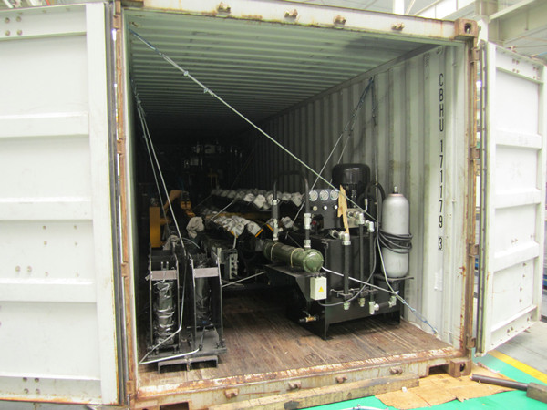 Angle Punching Machine APM1412 delivered to Russia